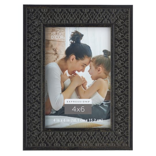 12 Pack: Black Moroccan 4&#x22; x 6&#x22; Frame, Expressions&#x2122; by Studio D&#xE9;cor&#xAE;